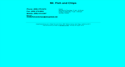 Desktop Screenshot of misterfishandchips.com